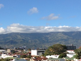 View of the mountains